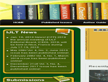 Tablet Screenshot of ijlt.org